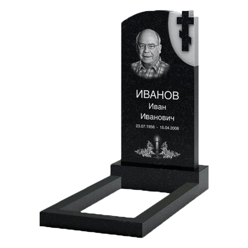 Памятник из гранита габбро MG -0061