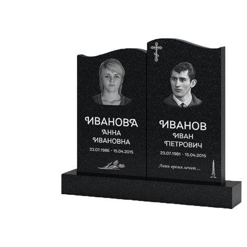 Monument din granit gabbro MG -0112