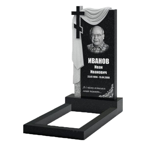 Monument din granit gabbro MG -0043