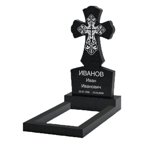 Памятник из гранита габбро MG -0058
